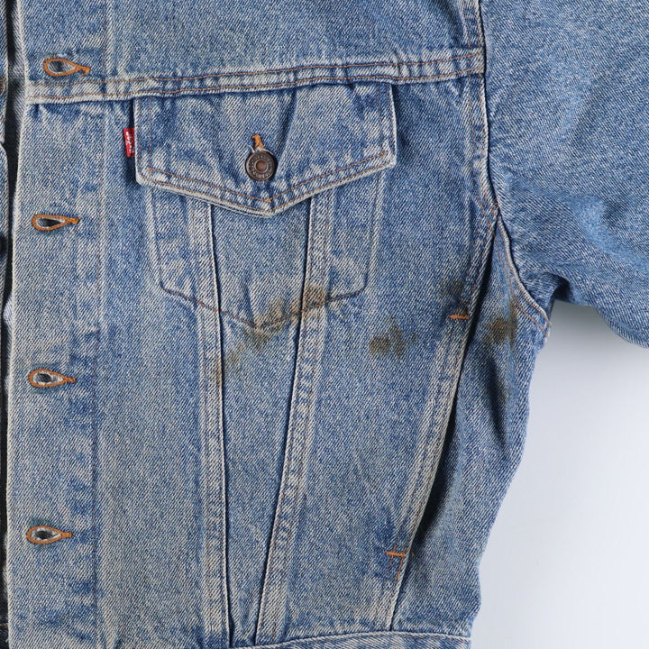 90'S Levi's 70598-4891 denim jacket, made in the USA, men's size M, vintage cotton blue type Vintage Second Hand