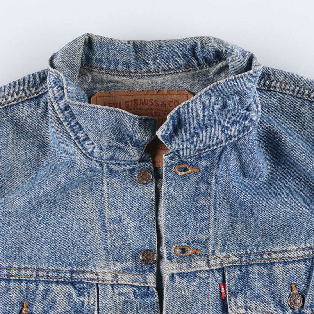 90'S Levi's 70598-4891 denim jacket, made in the USA, men's size M, vintage cotton blue type Vintage Second Hand