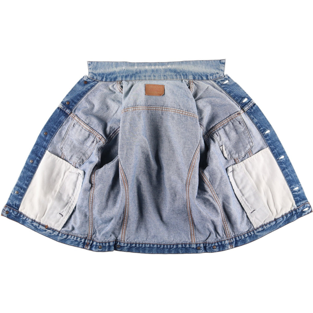 Vintage Levi's Euro Model Denim Jacket, Made in France, Men's Size Medium cotton blue type Vintage Second Hand