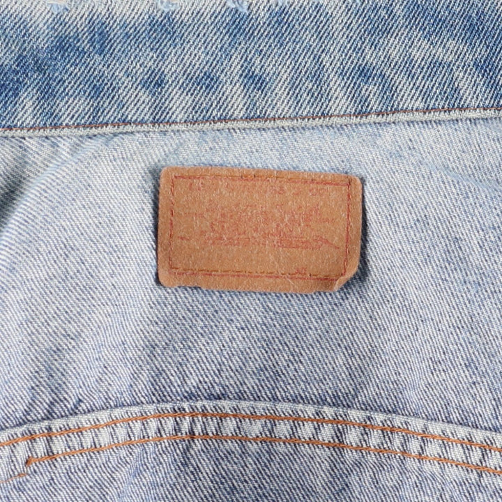 Vintage Levi's Euro Model Denim Jacket, Made in France, Men's Size Medium cotton blue type Vintage Second Hand