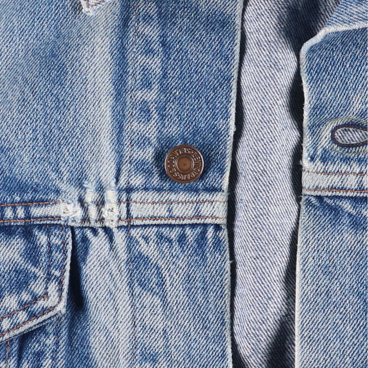 Vintage Levi's Euro Model Denim Jacket, Made in France, Men's Size Medium cotton blue type Vintage Second Hand