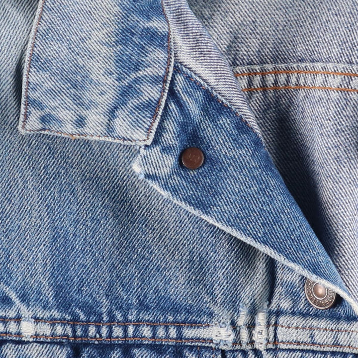 Vintage Levi's Euro Model Denim Jacket, Made in France, Men's Size Medium cotton blue type Vintage Second Hand