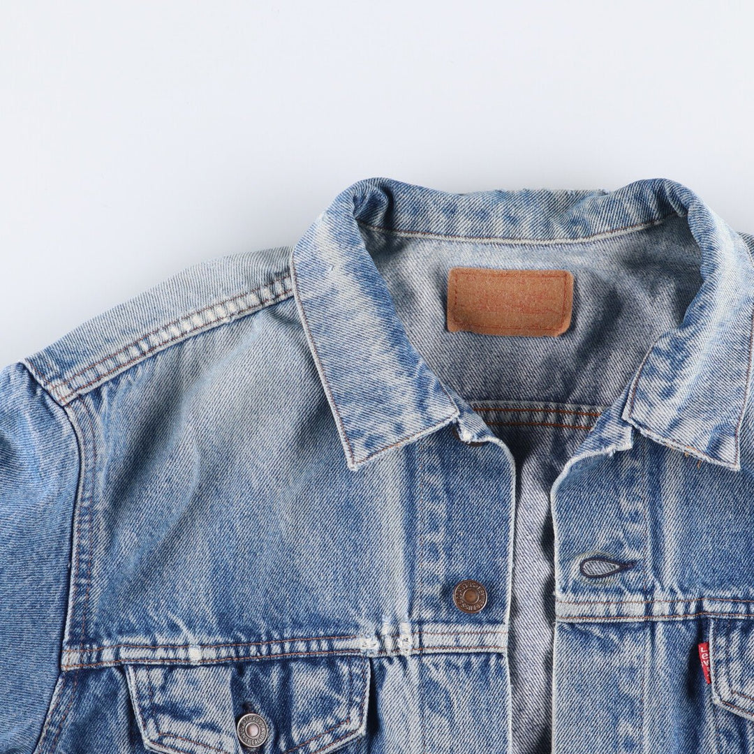 Vintage Levi's Euro Model Denim Jacket, Made in France, Men's Size Medium cotton blue type Vintage Second Hand