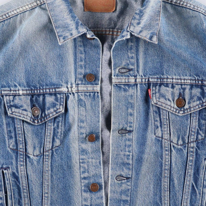 Vintage Levi's Euro Model Denim Jacket, Made in France, Men's Size Medium cotton blue type Vintage Second Hand