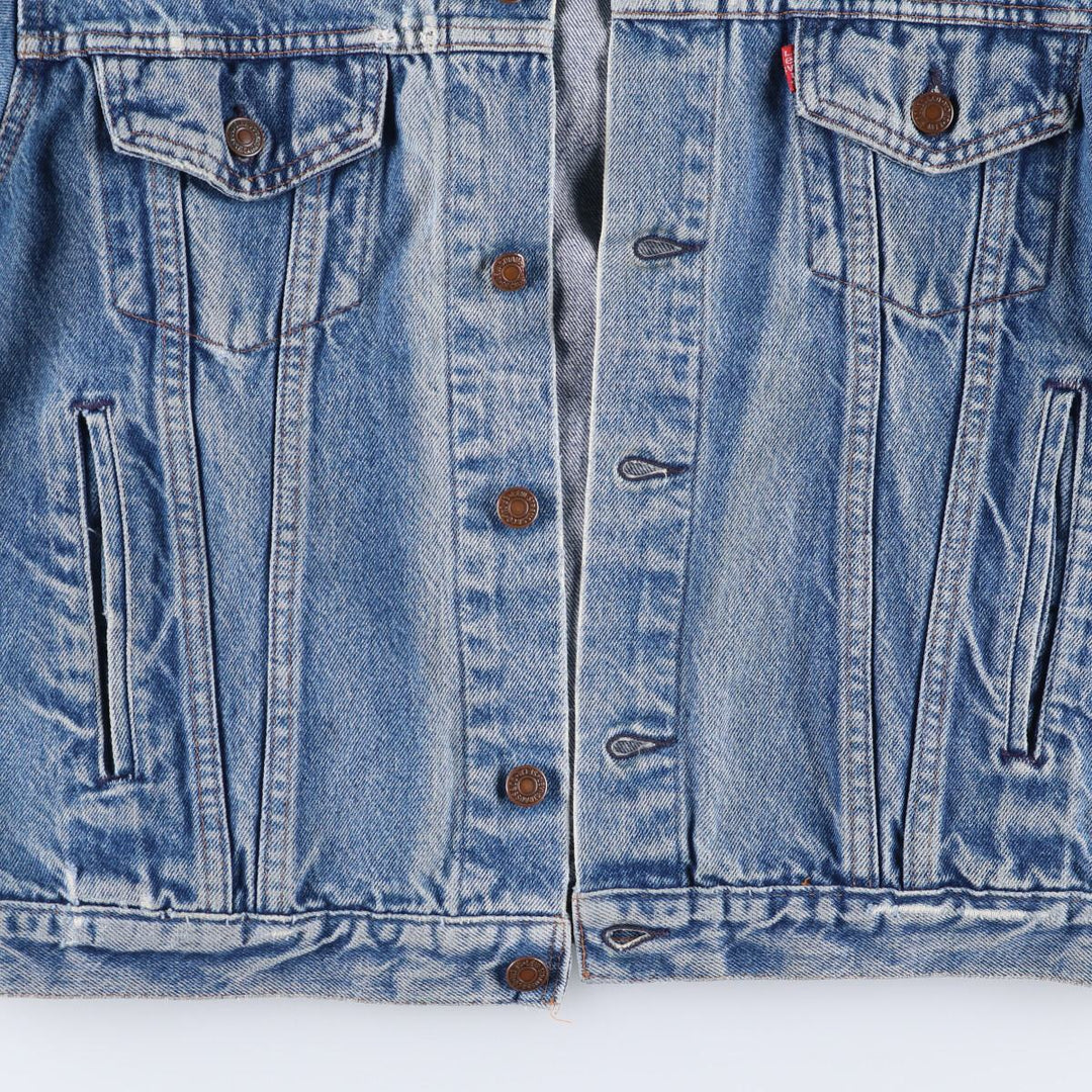 Vintage Levi's Euro Model Denim Jacket, Made in France, Men's Size Medium cotton blue type Vintage Second Hand