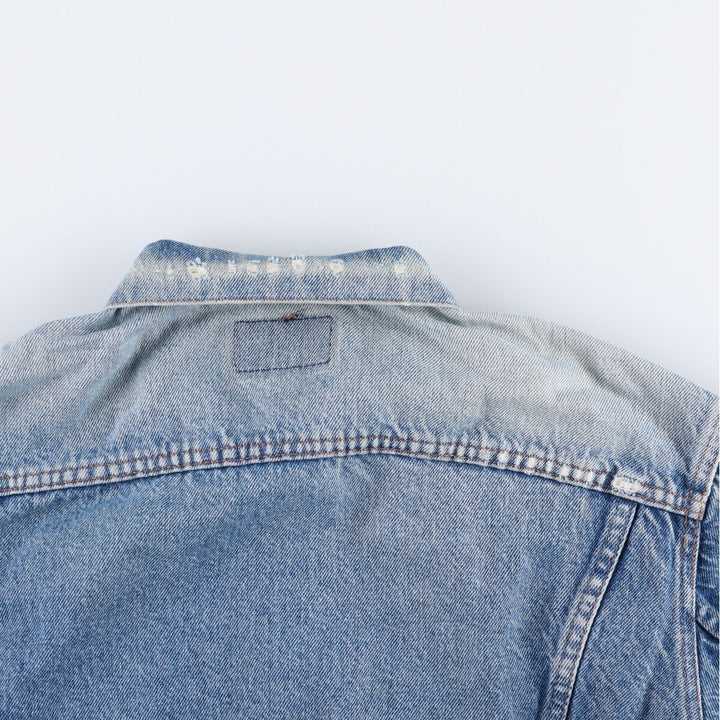 Vintage Levi's Euro Model Denim Jacket, Made in France, Men's Size Medium cotton blue type Vintage Second Hand