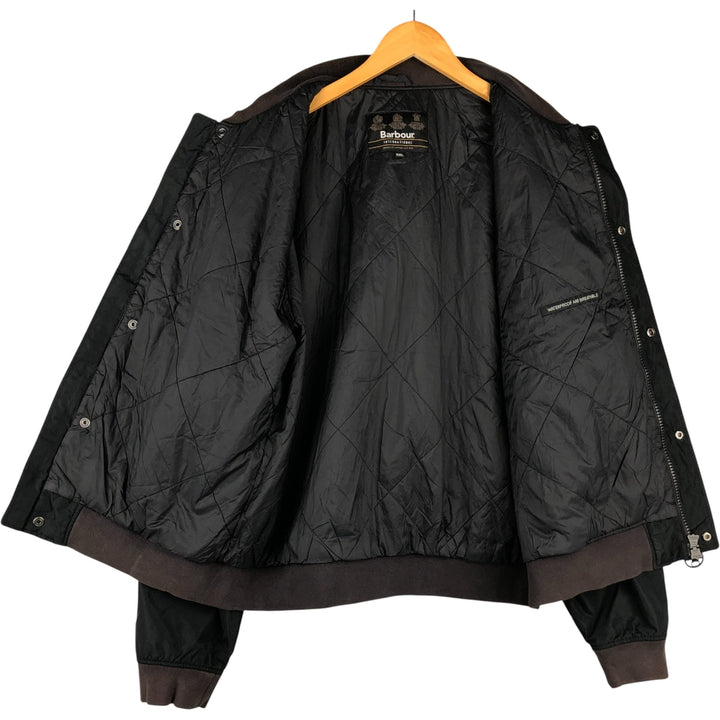Barbour Waterproof and Breathable International 3-Warrant Padded Puffer Jacket, Men's XXL polyester black type Vintage Second Hand