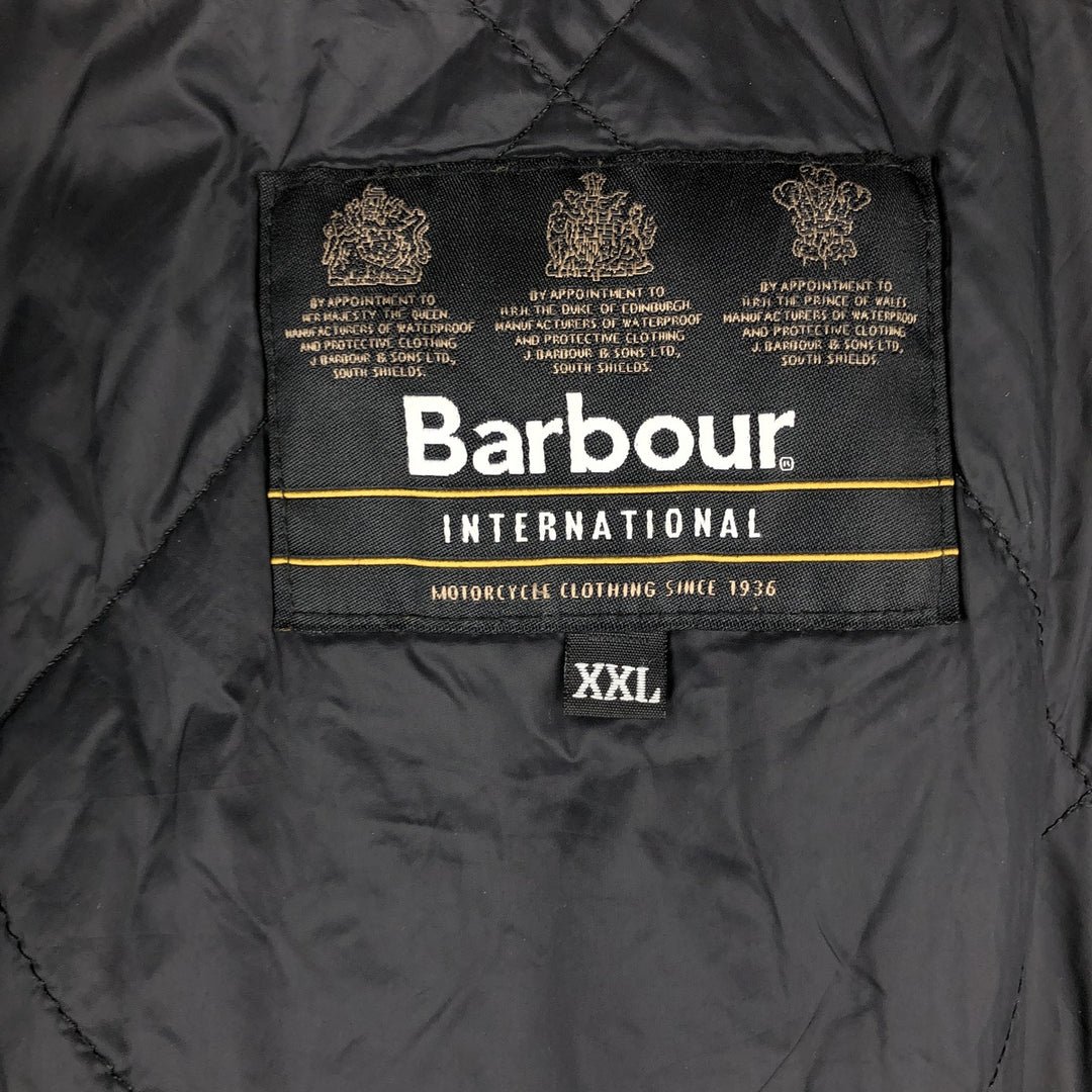 Barbour Waterproof and Breathable International 3-Warrant Padded Puffer Jacket, Men's XXL polyester black type Vintage Second Hand