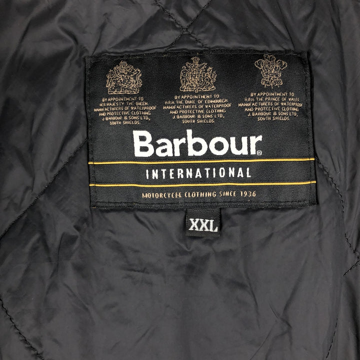 Barbour Waterproof and Breathable International 3-Warrant Padded Puffer Jacket, Men's XXL polyester black type Vintage Second Hand