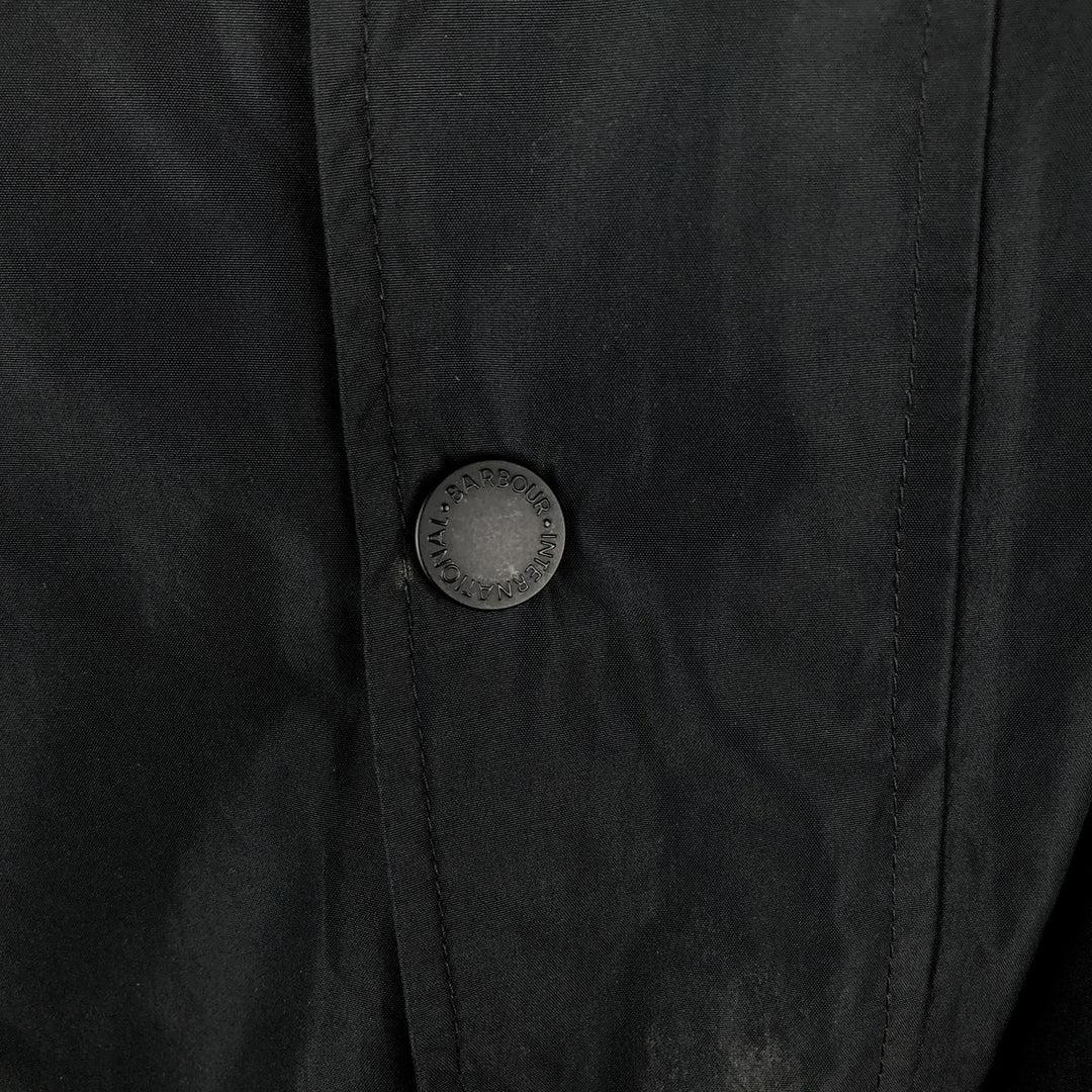 Barbour Waterproof and Breathable International 3-Warrant Padded Puffer Jacket, Men's XXL polyester black type Vintage Second Hand