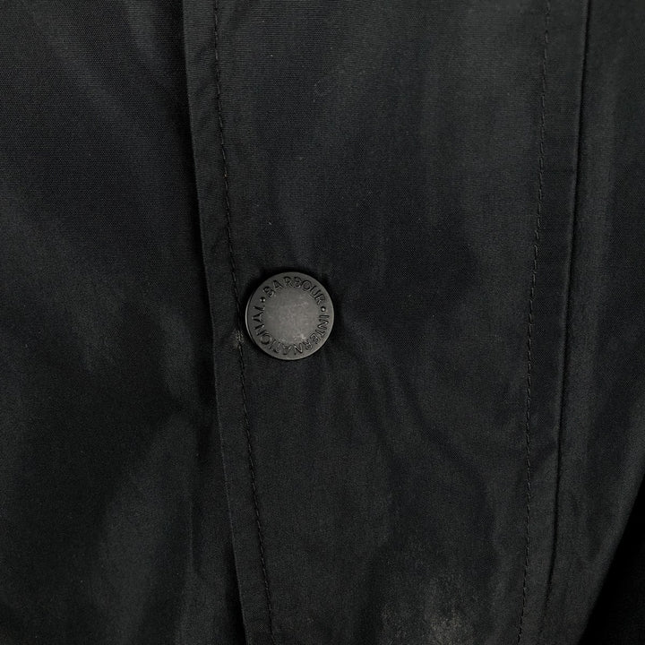 Barbour Waterproof and Breathable International 3-Warrant Padded Puffer Jacket, Men's XXL polyester black type Vintage Second Hand