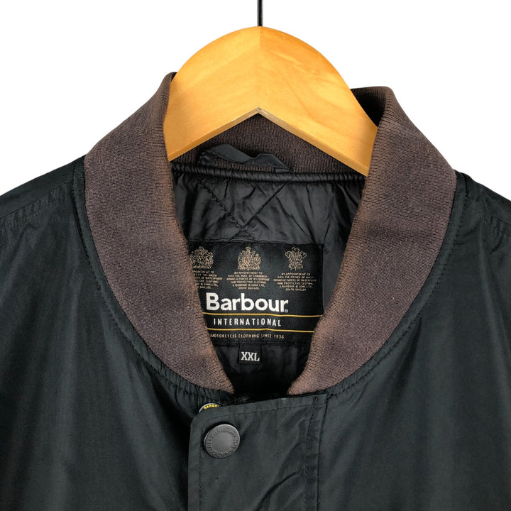 Barbour Waterproof and Breathable International 3-Warrant Padded Puffer Jacket, Men's XXL polyester black type Vintage Second Hand