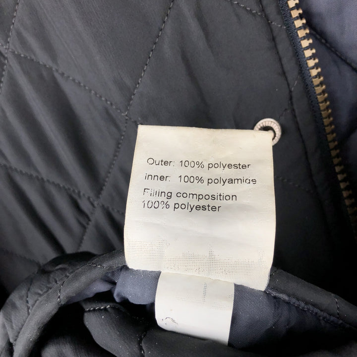 Barbour 3-Warrant Quilted Puffer Jacket, Men's XL polyester black type Vintage Second Hand