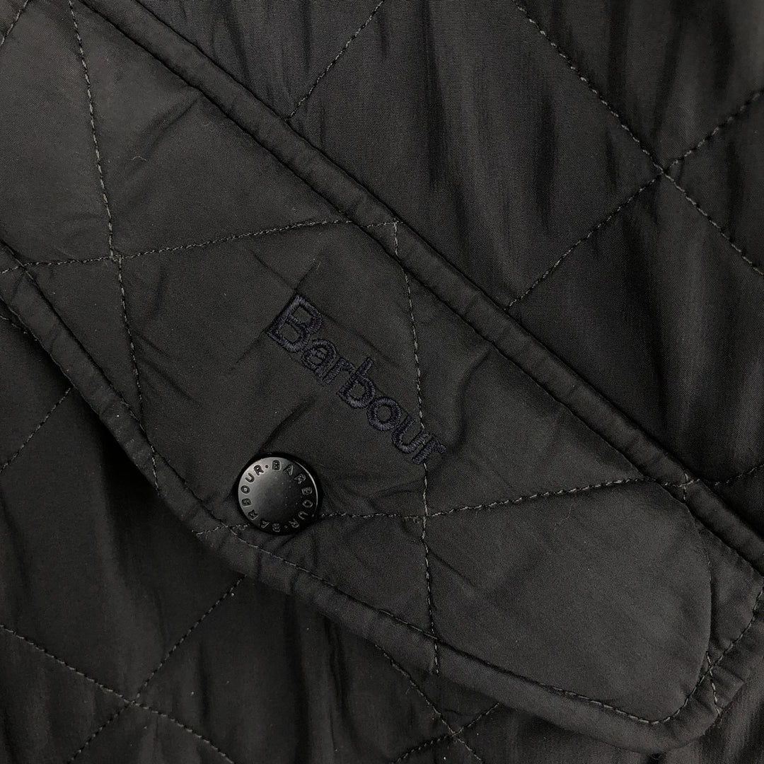 Barbour 3-Warrant Quilted Puffer Jacket, Men's XL polyester black type Vintage Second Hand