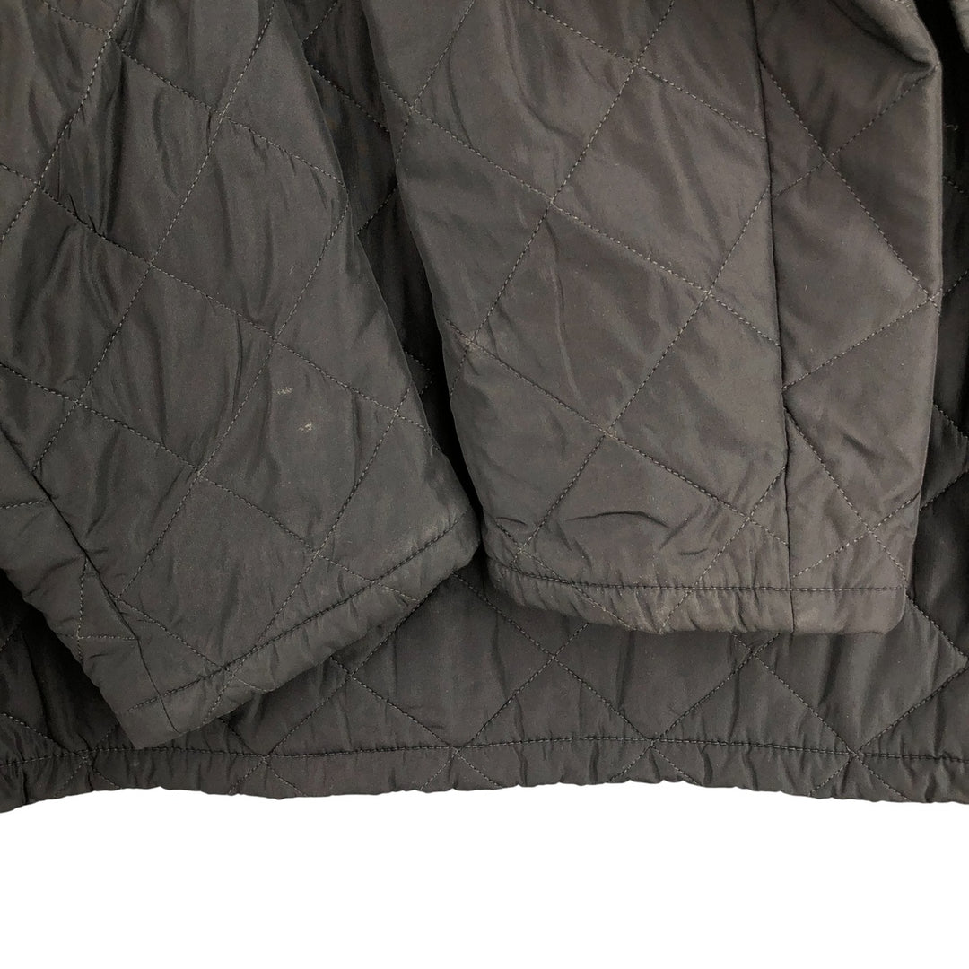 Barbour 3-Warrant Quilted Puffer Jacket, Men's XL polyester black type Vintage Second Hand