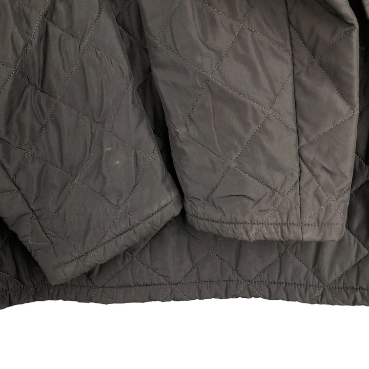 Barbour 3-Warrant Quilted Puffer Jacket, Men's XL polyester black type Vintage Second Hand