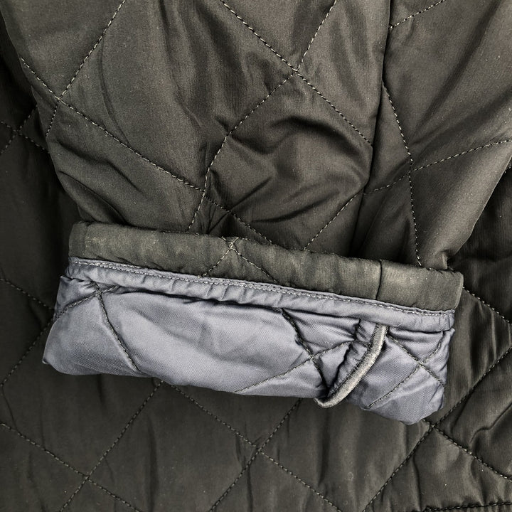 Barbour 3-Warrant Quilted Puffer Jacket, Men's XL polyester black type Vintage Second Hand