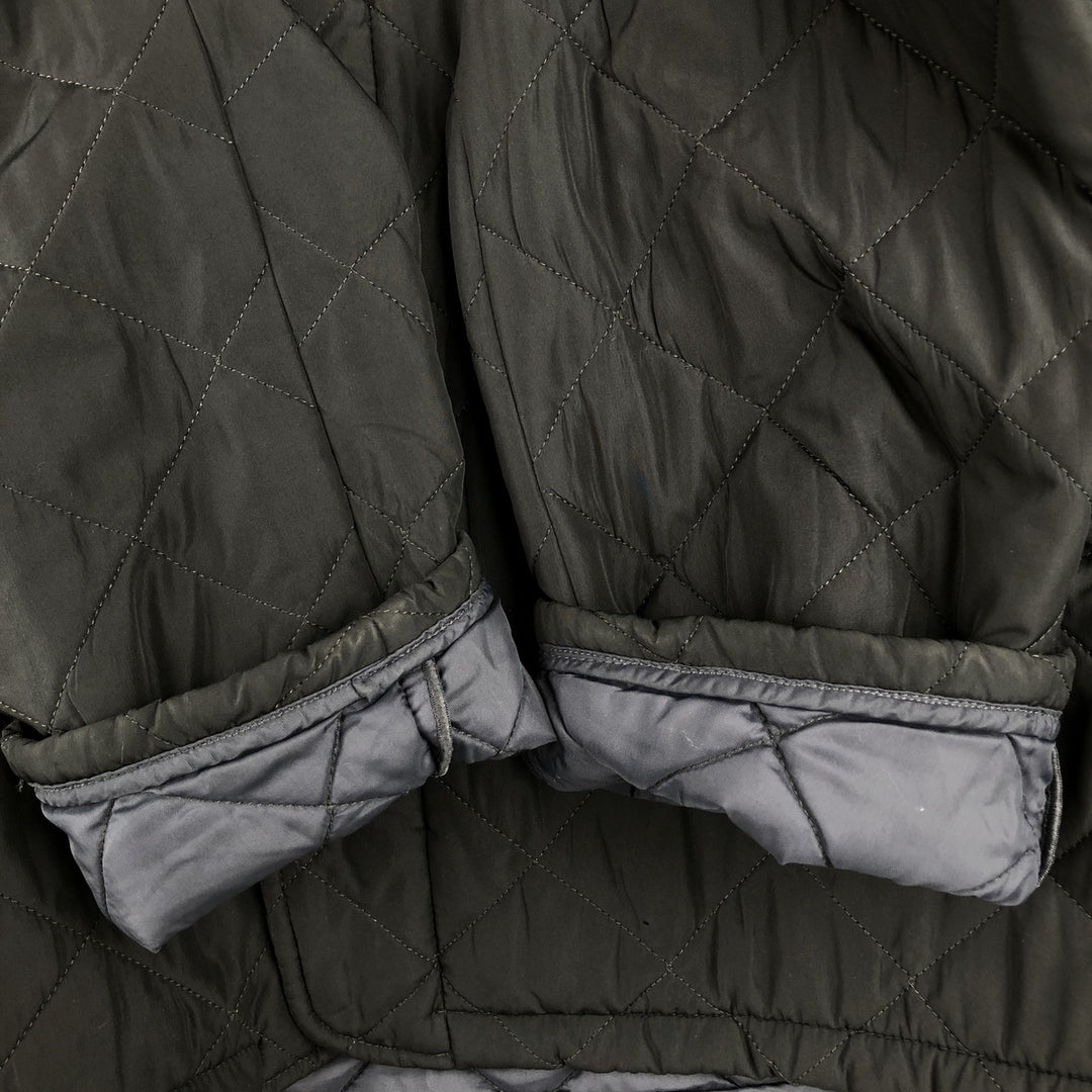 Barbour 3-Warrant Quilted Puffer Jacket, Men's XL polyester black type Vintage Second Hand