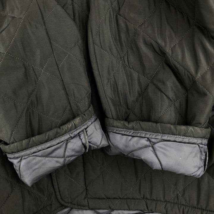 Barbour 3-Warrant Quilted Puffer Jacket, Men's XL polyester black type Vintage Second Hand