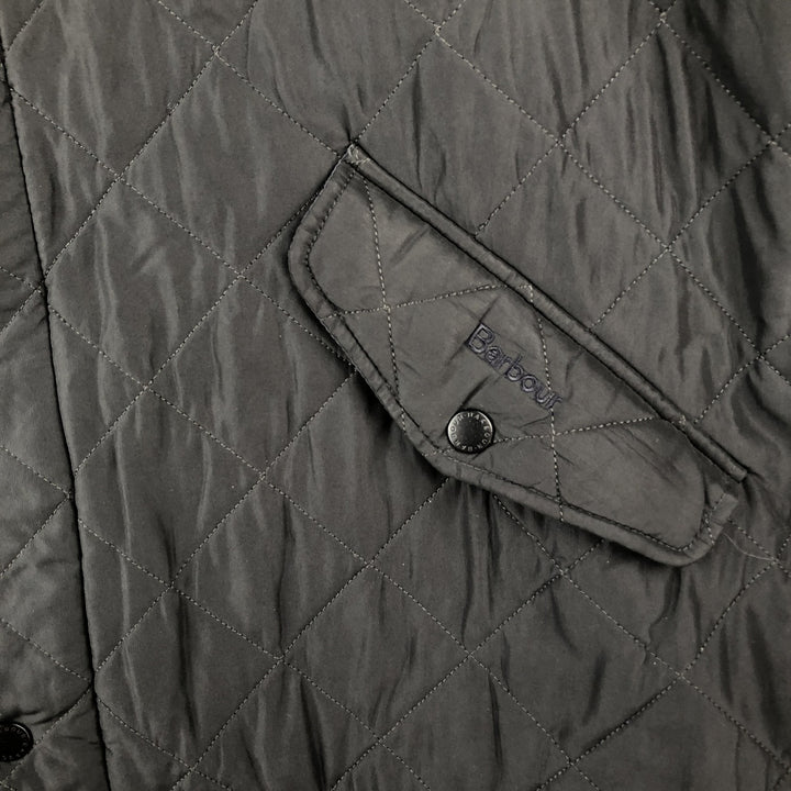 Barbour 3-Warrant Quilted Puffer Jacket, Men's XL polyester black type Vintage Second Hand