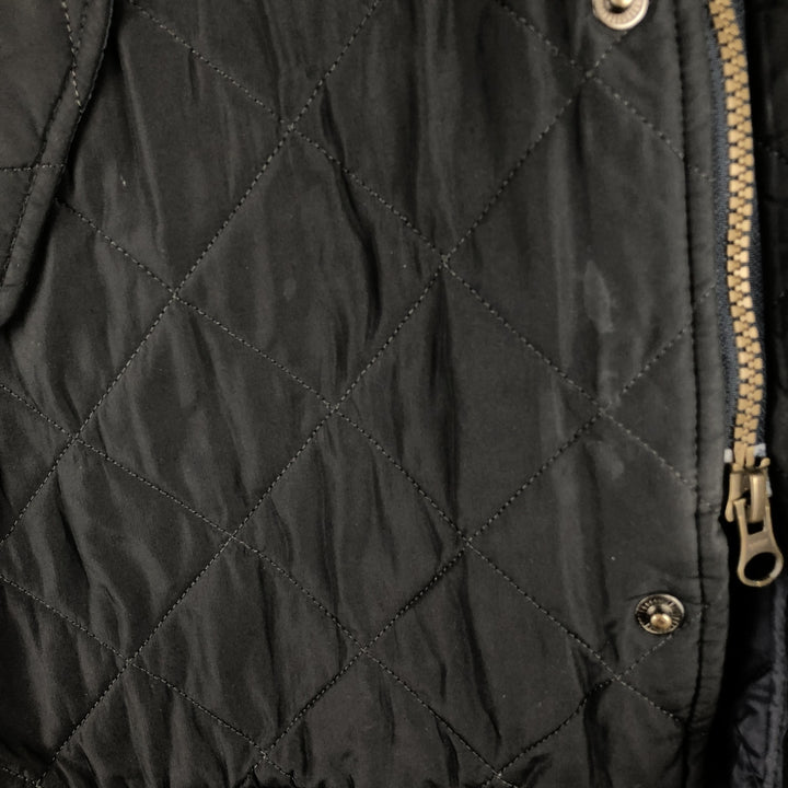 Barbour 3-Warrant Quilted Puffer Jacket, Men's XL polyester black type Vintage Second Hand