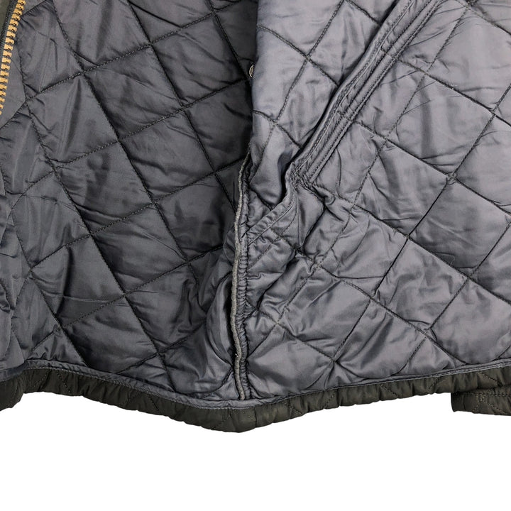 Barbour 3-Warrant Quilted Puffer Jacket, Men's XL polyester black type Vintage Second Hand