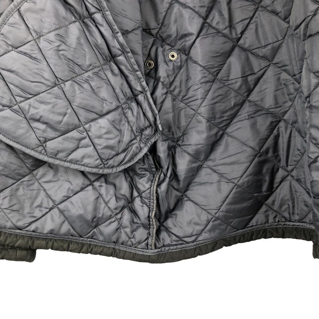 Barbour 3-Warrant Quilted Puffer Jacket, Men's XL polyester black type Vintage Second Hand