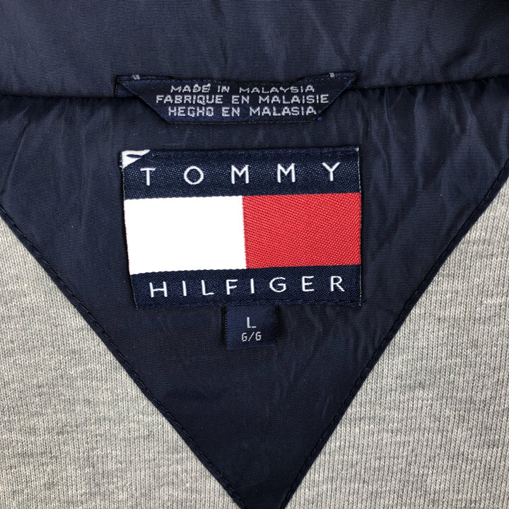 Vintage 90'S Tommy Hilfiger Coach Jacket, Men's Size L Nylon navy blue type Vintage Second Hand