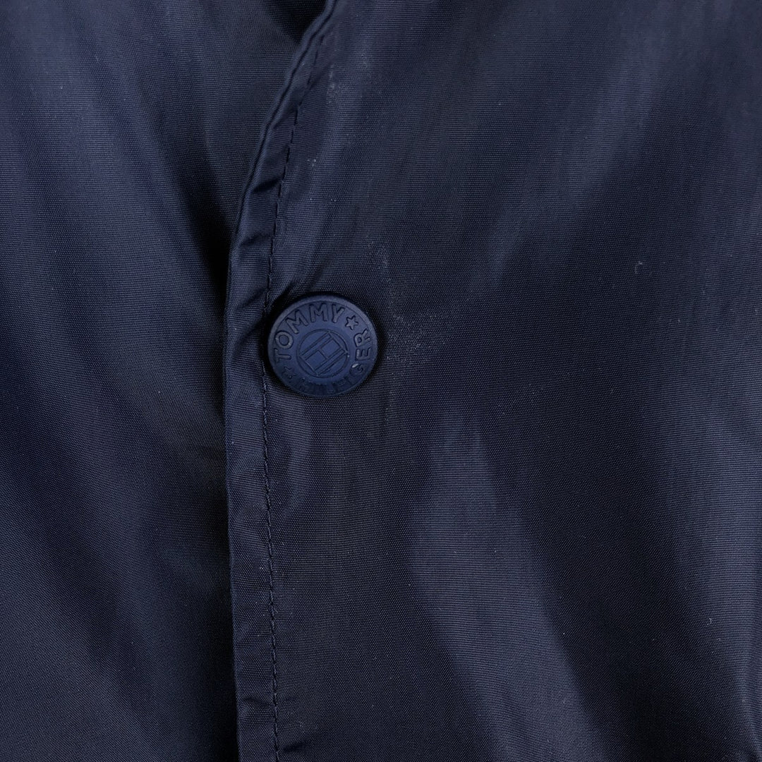 Vintage 90'S Tommy Hilfiger Coach Jacket, Men's Size L Nylon navy blue type Vintage Second Hand