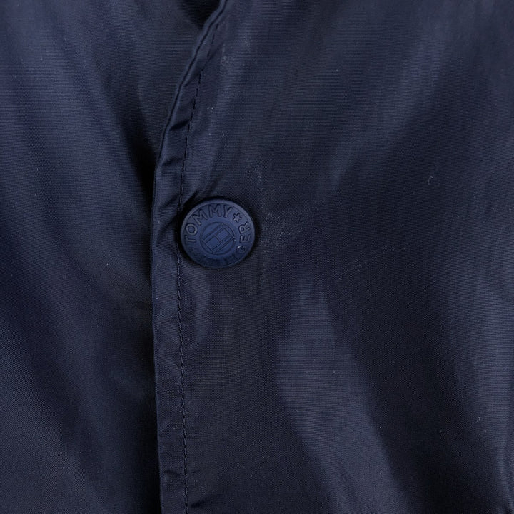 Vintage 90'S Tommy Hilfiger Coach Jacket, Men's Size L Nylon navy blue type Vintage Second Hand