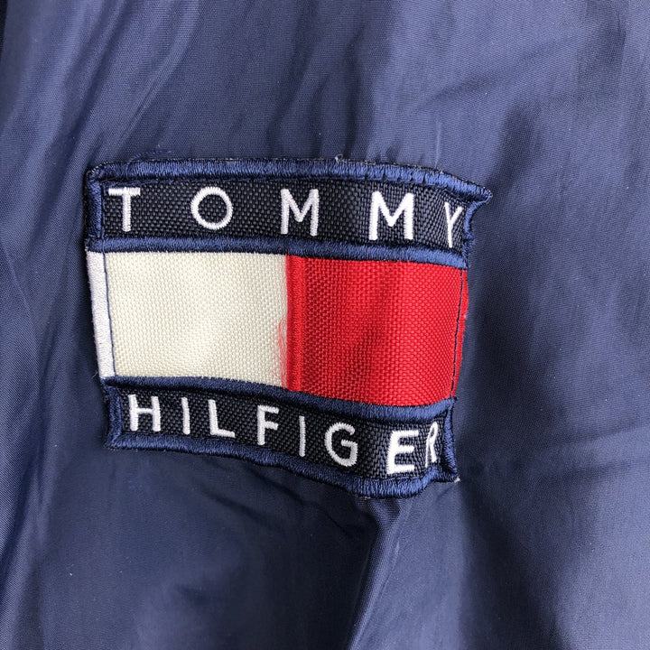 Vintage 90'S Tommy Hilfiger Coach Jacket, Men's Size L Nylon navy blue type Vintage Second Hand