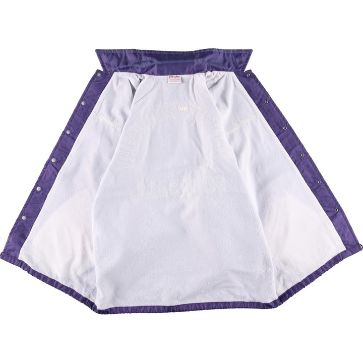 Vintage 1990'S Richard A. Leslie Birdie coach jacket, made in the USA, size L, men's unclear purple type Vintage Second Hand