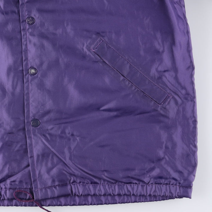 Vintage 1990'S Richard A. Leslie Birdie coach jacket, made in the USA, size L, men's unclear purple type Vintage Second Hand