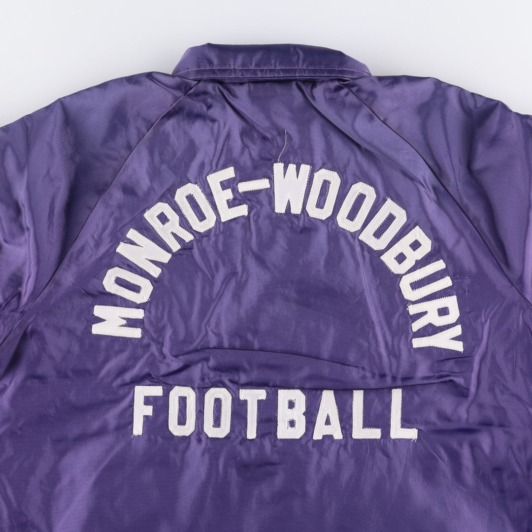 Vintage 1990'S Richard A. Leslie Birdie coach jacket, made in the USA, size L, men's unclear purple type Vintage Second Hand