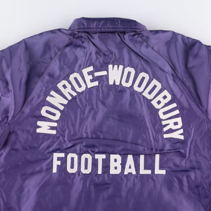 Vintage 1990'S Richard A. Leslie Birdie coach jacket, made in the USA, size L, men's unclear purple type Vintage Second Hand