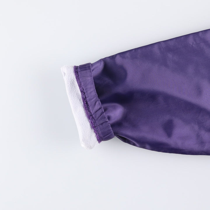 Vintage 1990'S Richard A. Leslie Birdie coach jacket, made in the USA, size L, men's unclear purple type Vintage Second Hand