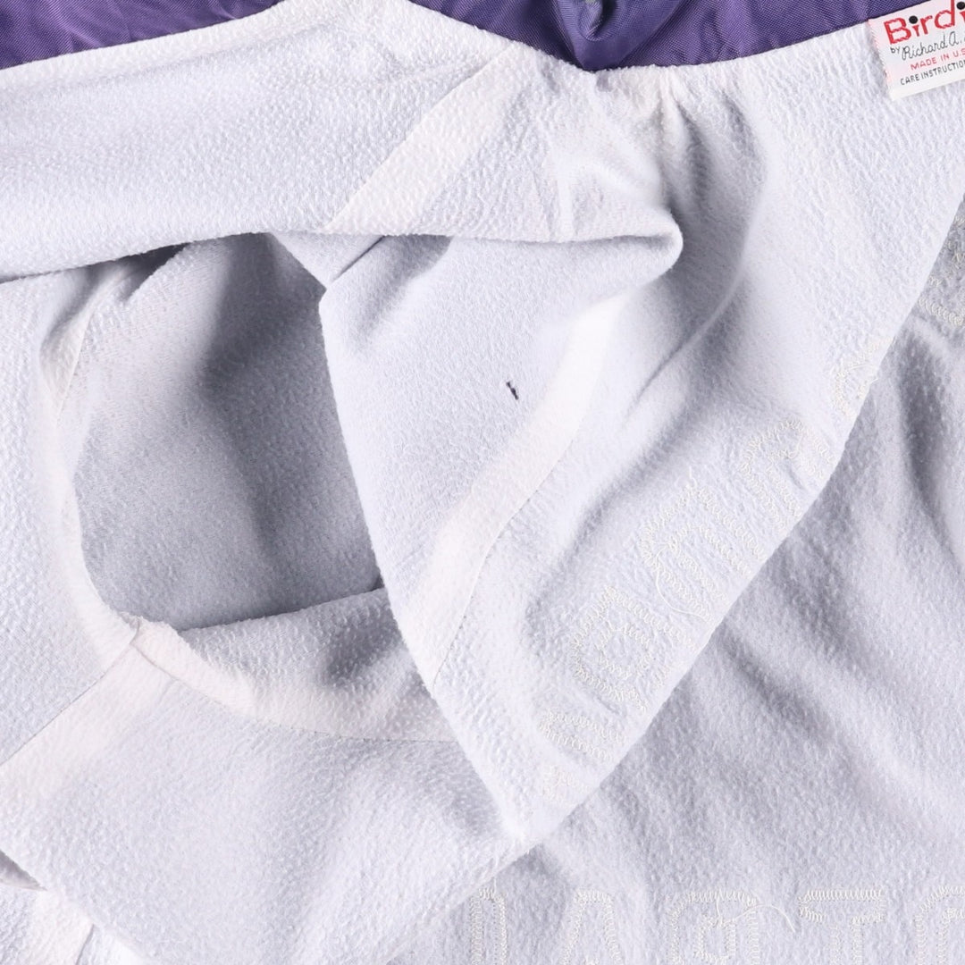 Vintage 1990'S Richard A. Leslie Birdie coach jacket, made in the USA, size L, men's unclear purple type Vintage Second Hand