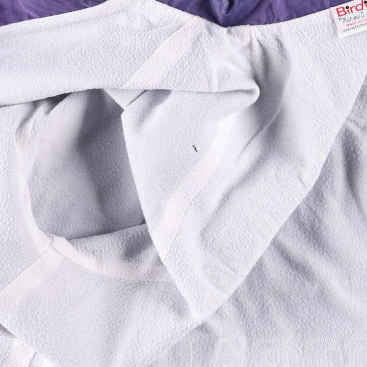 Vintage 1990'S Richard A. Leslie Birdie coach jacket, made in the USA, size L, men's unclear purple type Vintage Second Hand