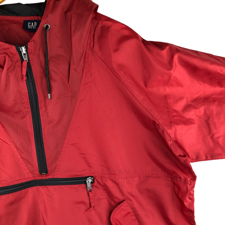 90'S GAP Old Gap Anorak Parka, Made in Russia, Men's XL, Vintage Nylon red type Vintage Second Hand