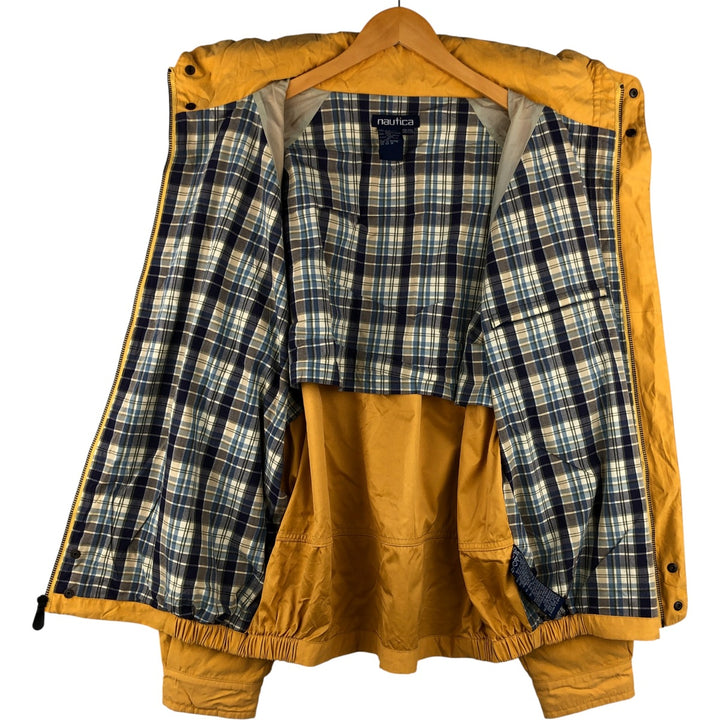90'S Nautica Sailing Jacket, Men's, XXL, Vintage polyester yellow type Vintage Second Hand