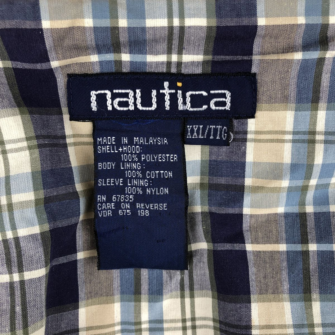 90'S Nautica Sailing Jacket, Men's, XXL, Vintage polyester yellow type Vintage Second Hand