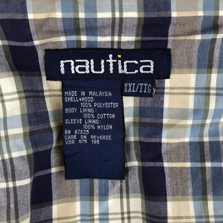 90'S Nautica Sailing Jacket, Men's, XXL, Vintage polyester yellow type Vintage Second Hand
