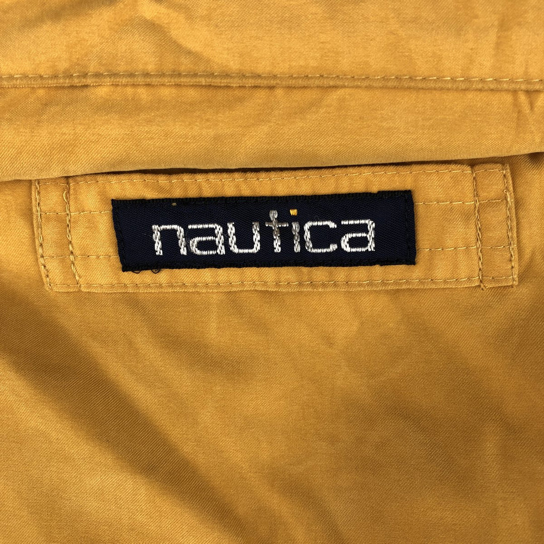 90'S Nautica Sailing Jacket, Men's, XXL, Vintage polyester yellow type Vintage Second Hand