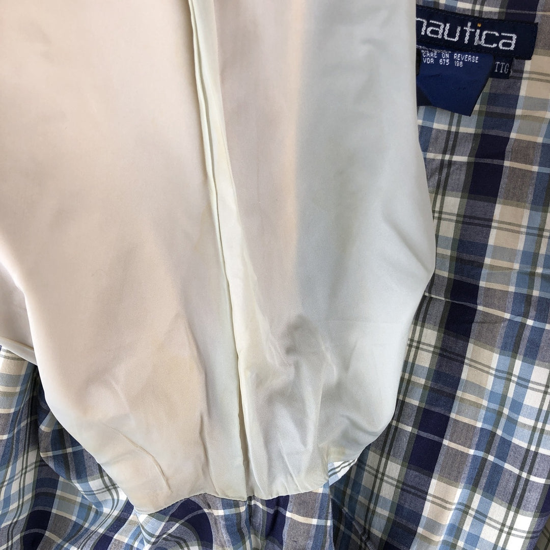 90'S Nautica Sailing Jacket, Men's, XXL, Vintage polyester yellow type Vintage Second Hand