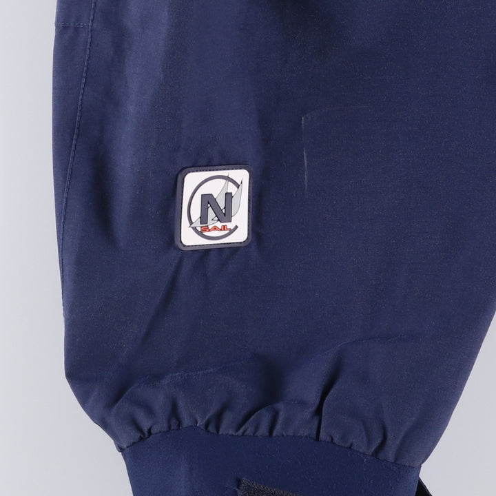 90'S Nautica Competition Check Pattern Reversible Sailing Jacket, Men's Size XL, Vintage cotton orange type Vintage Second Hand