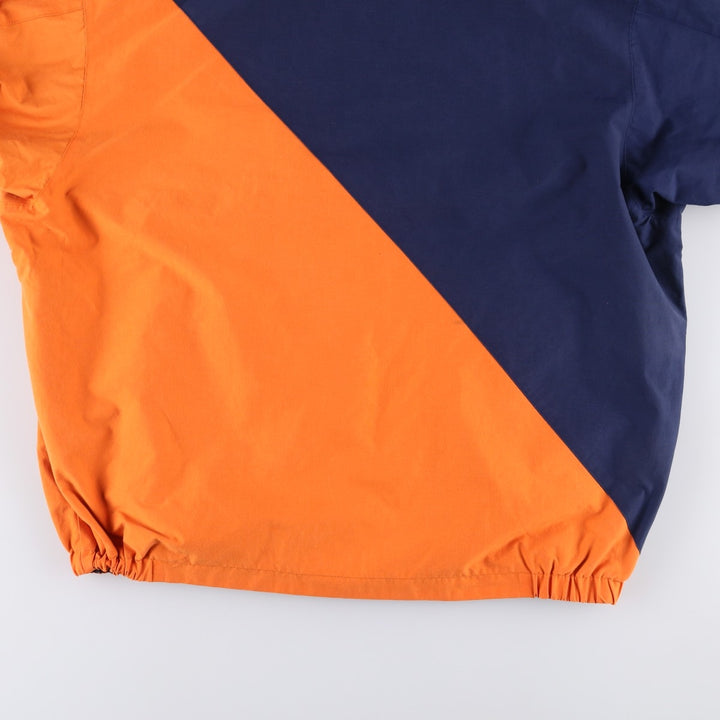 90'S Nautica Competition Check Pattern Reversible Sailing Jacket, Men's Size XL, Vintage cotton orange type Vintage Second Hand