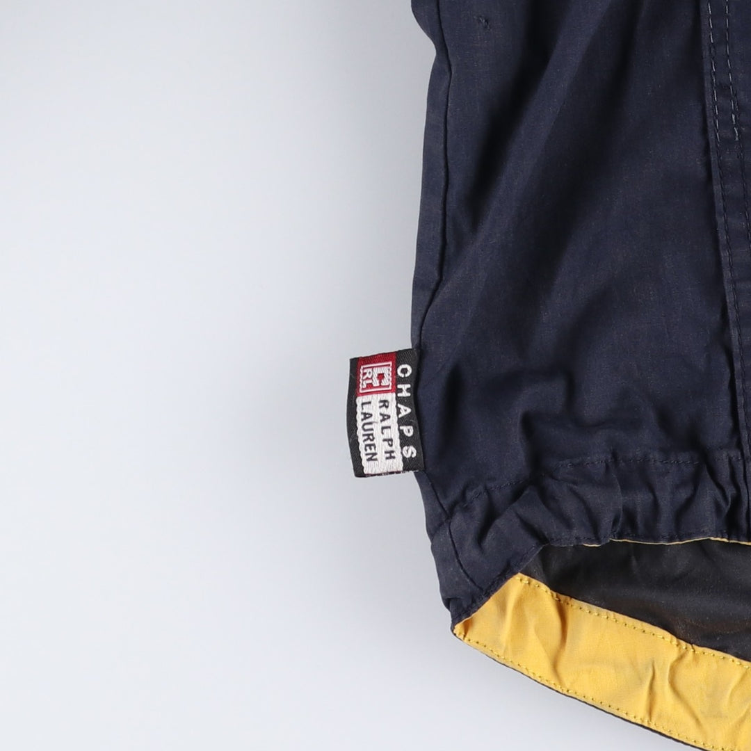 Ralph Lauren CHAPS Anorak Jacket, Men's XL polyester navy blue type Vintage Second Hand