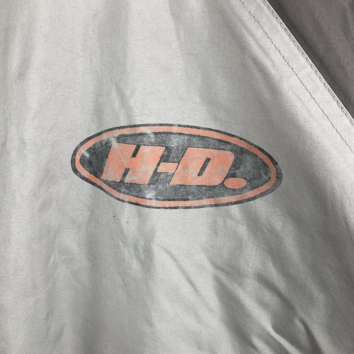 Oversized Harley-Davidson back logo windbreaker, men's size XXXL polyester gray type Vintage Second Hand