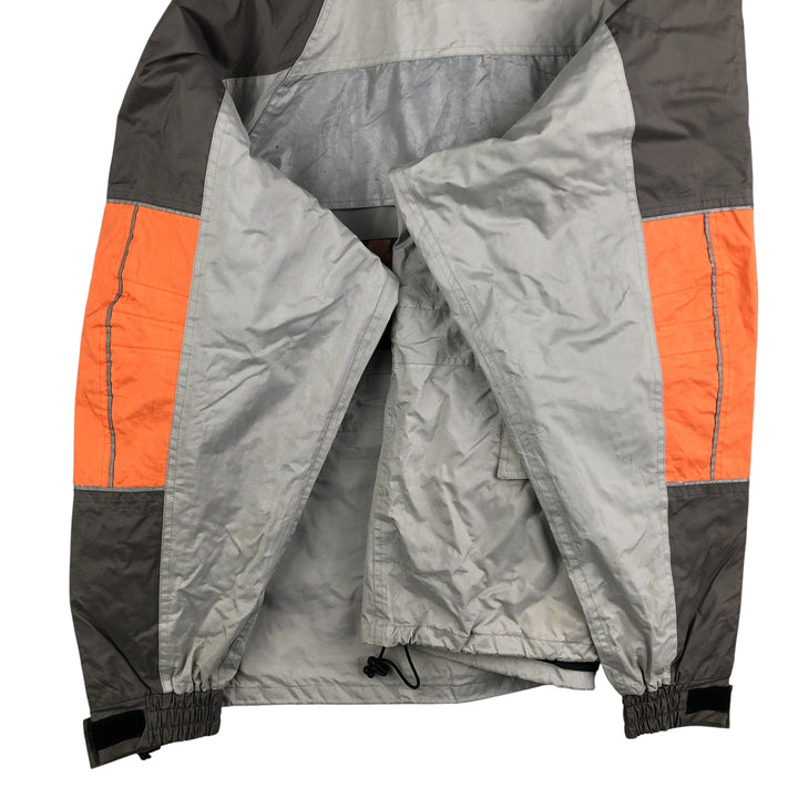 Oversized Harley-Davidson back logo windbreaker, men's size XXXL polyester gray type Vintage Second Hand