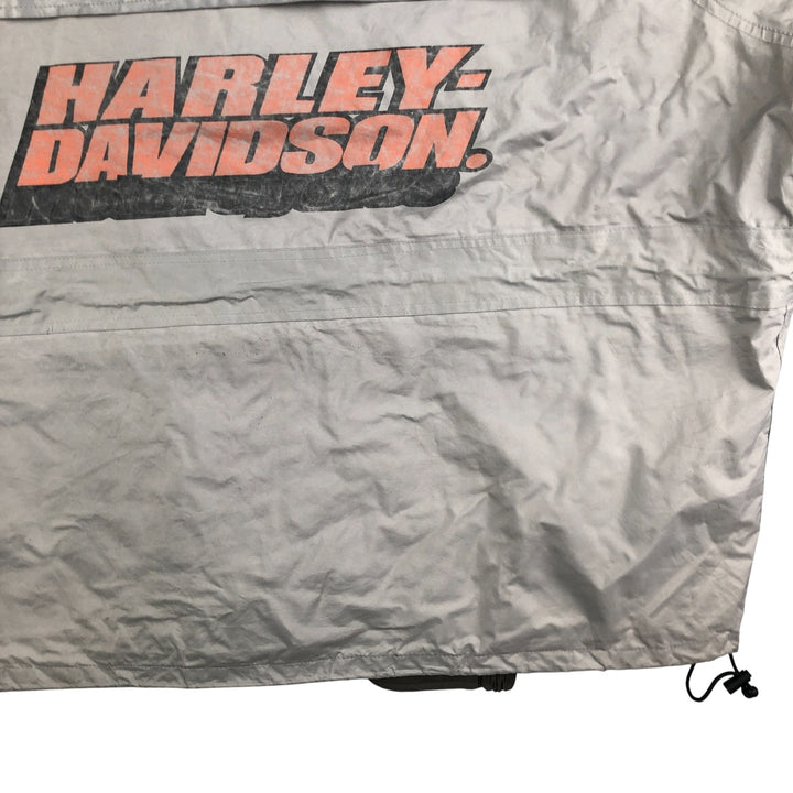 Oversized Harley-Davidson back logo windbreaker, men's size XXXL polyester gray type Vintage Second Hand